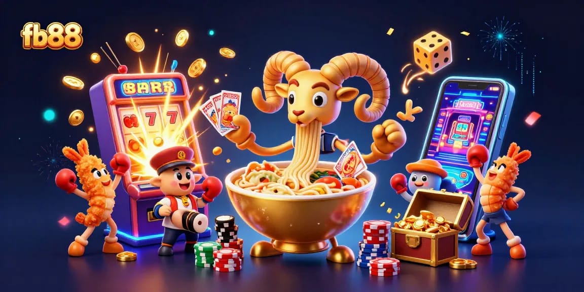 fb88 players enjoying vibrant casino experience with lively characters and dynamic game elements