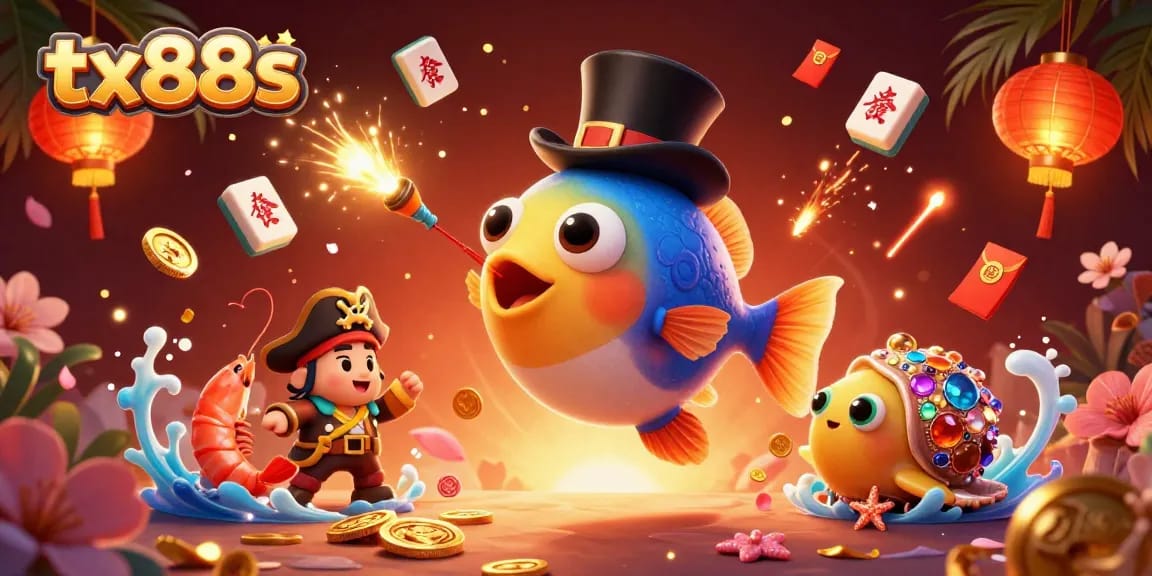 Win big with tx88s as a deep-sea anglerfish and pirate shrimp attract golden treasures.