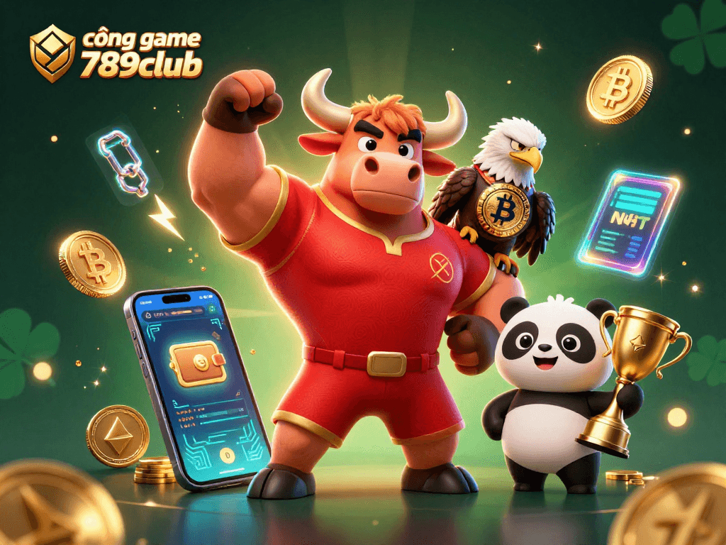 Experience thrilling excitement and victory at cổng game 789club with our dynamic 3D illustration.