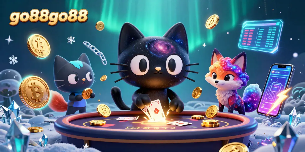 Experience the excitement at go88go88 with vibrant cosmic casino elements and engaging characters.