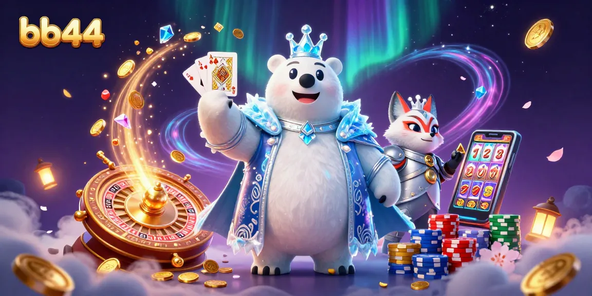 Spin to win with bb44's captivating games in a dazzling casino scene.
