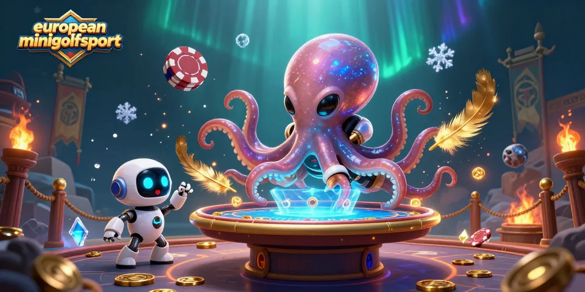 Experience thrilling gameplay in the europeanminigolfsport with vibrant alien-themed poker tables.