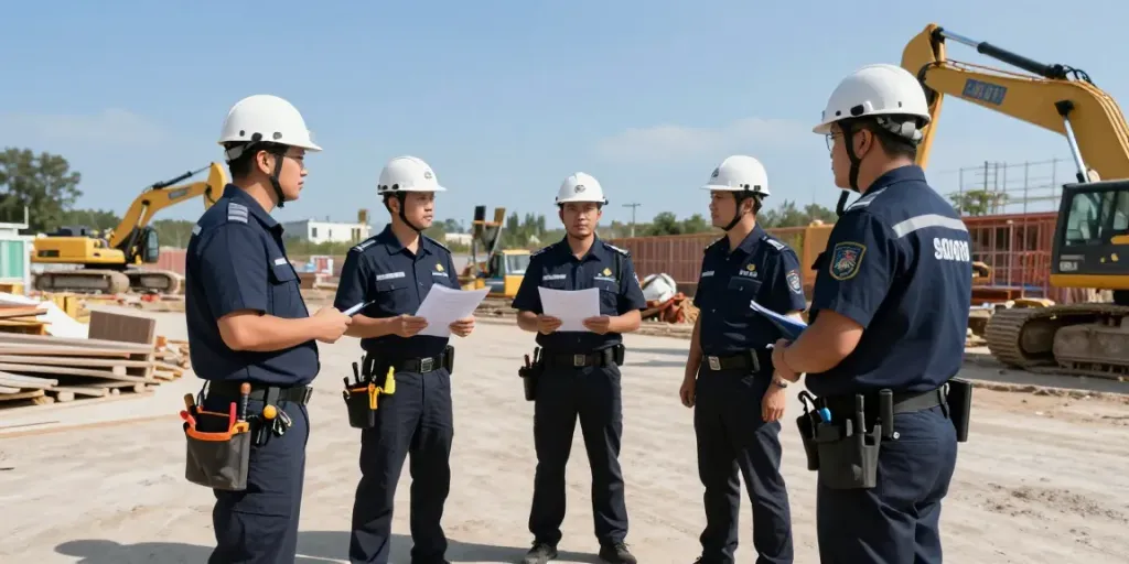 Construction Site Security by a trusted local provider, ensuring safety and protection.