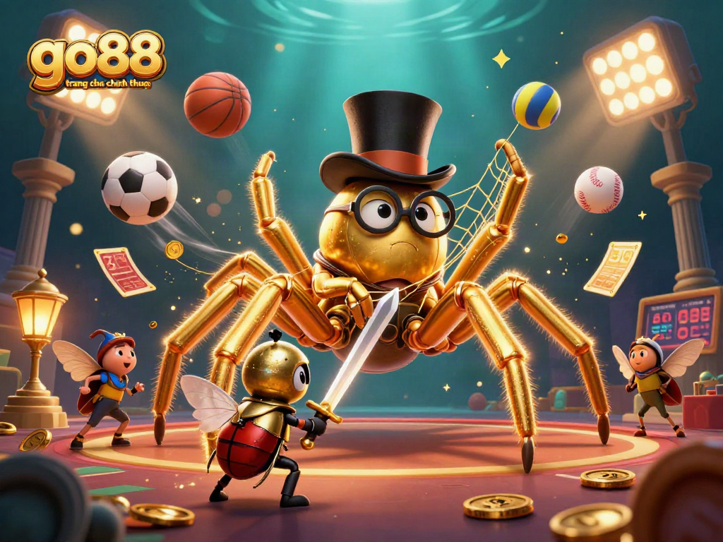 Explore the thrilling world of go88 trang chu chinh thuc with dynamic sports gambling elements in a vibrant 3D scene.