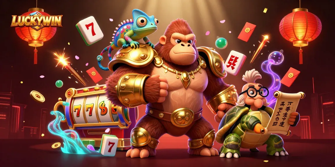 LUCKYWIN offers players an exciting experience with 3D slots and vibrant casino elements.