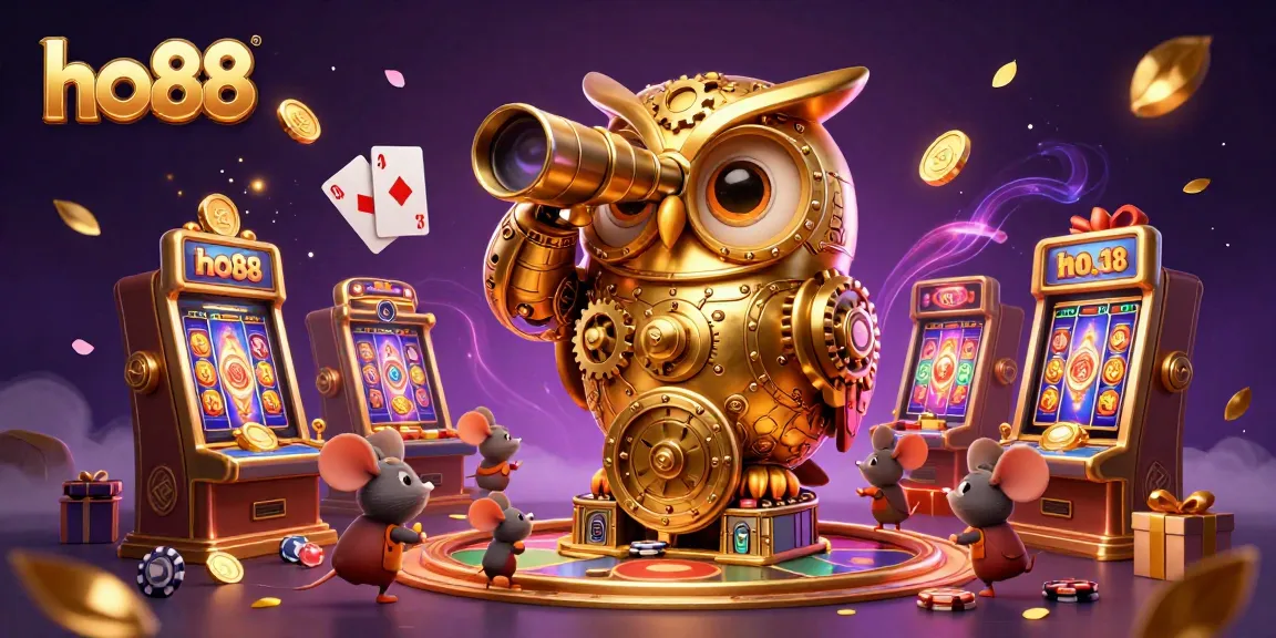 Experience the excitement of ho88 with a vibrant casino scene showcasing dynamic gaming elements and characters.