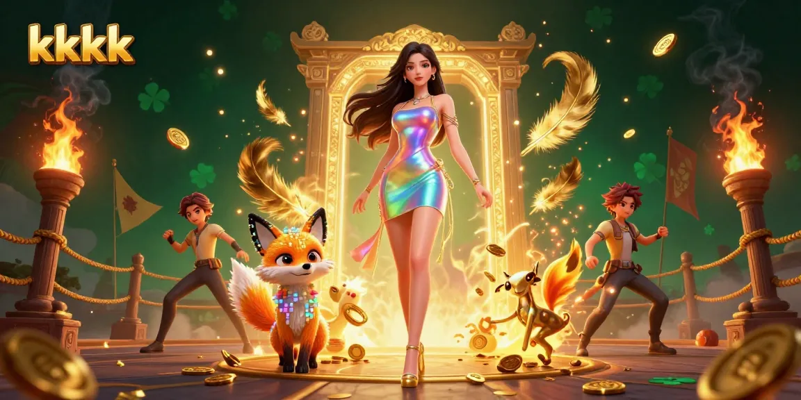 Experience the thrill of kkkk betting in this vibrant and colorful casino scene.